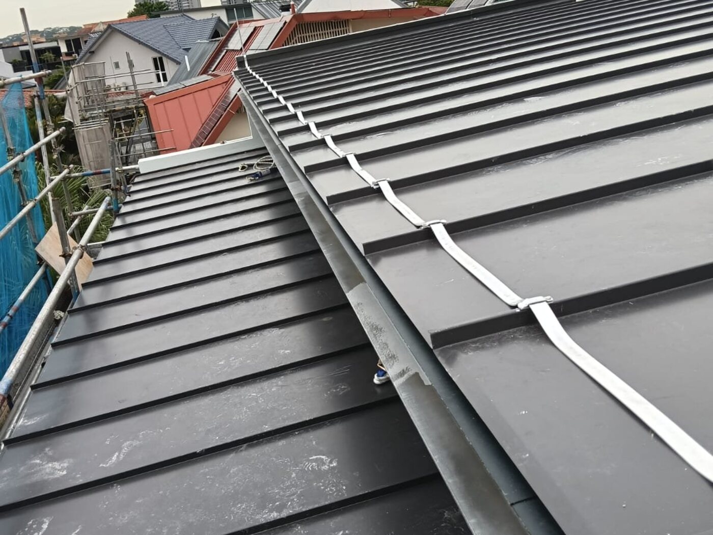 Down conductor — Future Core Builders installation